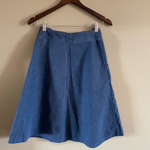 Vintage JC Penny Denim Midi - Picture 4 of 4